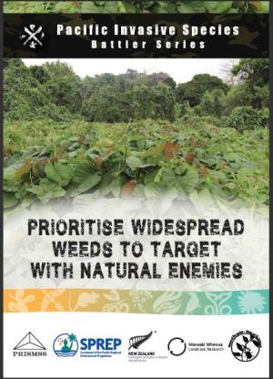 Prioritise Widespread weeds to target with Natural Enemies